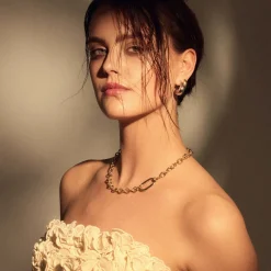 Bibbiena Poppi Acadia 925 Sterling Silber vergoldetes Gliedercollier|Parte di Me Discount