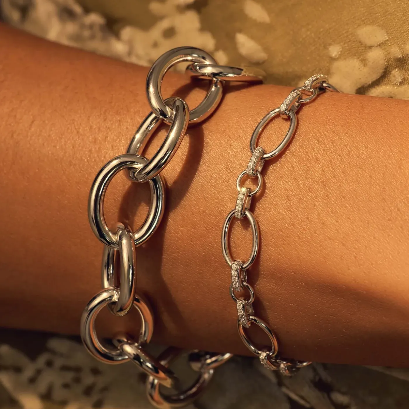 Bibbiena Poppi Adriane 925 Sterling Silber Gliederarmband|Parte di Me Outlet