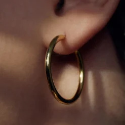 Bibbiena Poppi Casentino Ohrringe aus 925er Sterlingsilber mit 14 Karat Goldauflage|Parte di Me Online