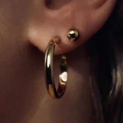 Bibbiena Poppi Casentino 925er Sterlingsilber vergoldete Ohrringe|Parte di Me Hot