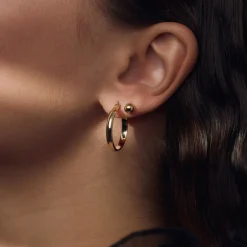 Bibbiena Poppi Casentino 925er Sterlingsilber vergoldete Ohrringe|Parte di Me Hot