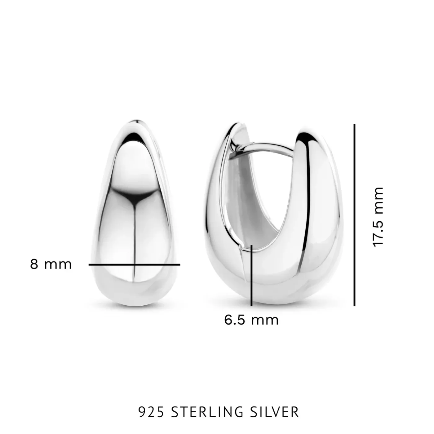 Bibbiena Poppi Casentino Ohrringe aus 925er Sterlingsilber|Parte di Me Outlet