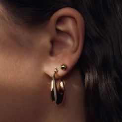 Bibbiena Poppi Casentino 925er Sterlingsilber vergoldete Ohrringe|Parte di Me New