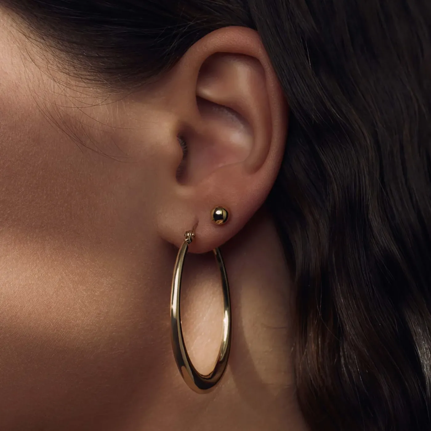 Bibbiena Poppi Casentino 925er Sterlingsilber vergoldete Ohrringe|Parte di Me Fashion