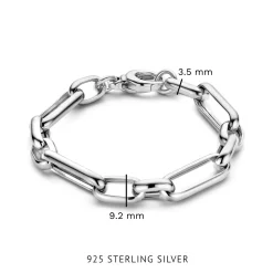 Bibbiena Poppi Casentino 925 Sterling Silber Gliederarmband|Parte di Me Online