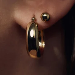 Bibbiena Poppi Casentino 925er Sterlingsilber vergoldete Ohrringe|Parte di Me New