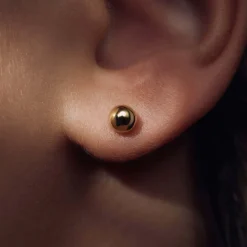 Bibbiena Poppi Casentino Ohrstecker aus 925er Sterlingsilber vergoldet|Parte di Me Online