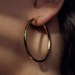 Bibbiena Poppi Casentino Ohrringe aus 925er Sterlingsilber mit 14 Karat Goldauflage|Parte di Me New