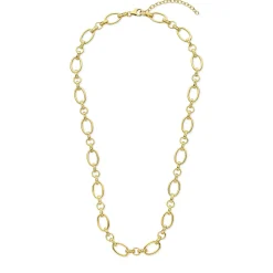 Bibbiena Poppi Clara 925er Sterlingsilber vergoldetes Gliedercollier|Parte di Me Hot