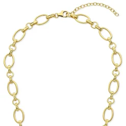 Bibbiena Poppi Clara 925er Sterlingsilber vergoldetes Gliedercollier|Parte di Me Hot