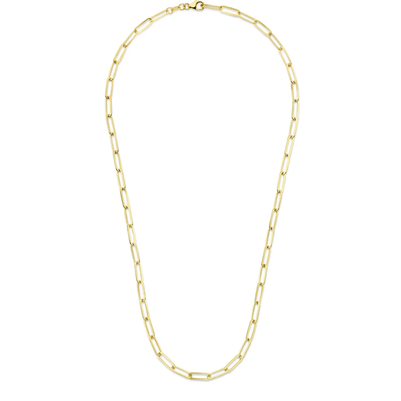 Bibbiena Poppi Felice 925er Sterlingsilber vergoldetes Gliedercollier mit 14 Karat Goldplattierung|Parte di Me Online