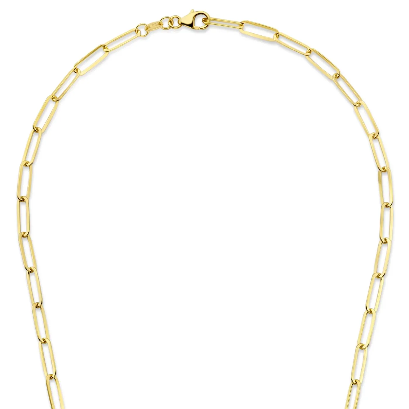 Bibbiena Poppi Felice 925er Sterlingsilber vergoldetes Gliedercollier mit 14 Karat Goldplattierung|Parte di Me Online