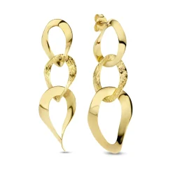 Bibbiena Poppi Madonna 925er Sterlingsilber vergoldet Tropfenohrringe mit 14 Karat Vergoldung|Parte di Me Discount