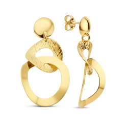 Bibbiena Poppi Madonna 925er Sterlingsilber vergoldet Tropfenohrringe mit 14 Karat Vergoldung|Parte di Me Sale