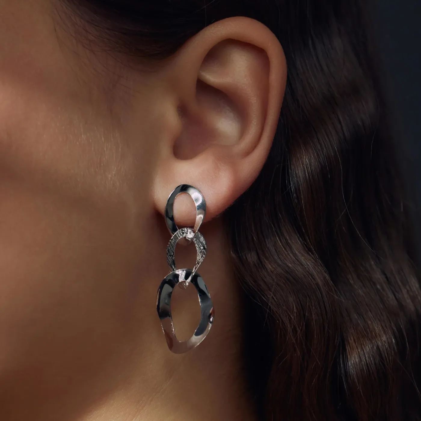 Bibbiena Poppi Madonna Ohrringe aus 925er Sterlingsilber|Parte di Me Outlet