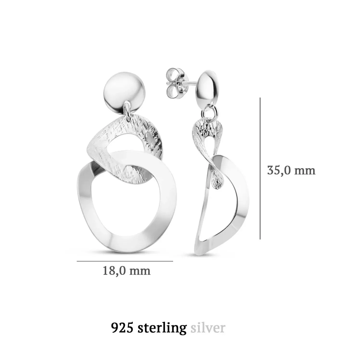 Bibbiena Poppi Madonna Ohrringe aus 925er Sterlingsilber|Parte di Me Best
