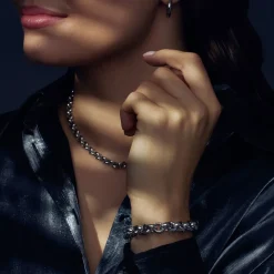 Bibbiena Poppi San Fedele Gliederarmband aus 925er Sterlingsilber|Parte di Me Discount