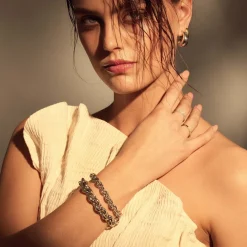 Bibbiena Poppi Tara 925 Sterling Silber Gliederarmband|Parte di Me New