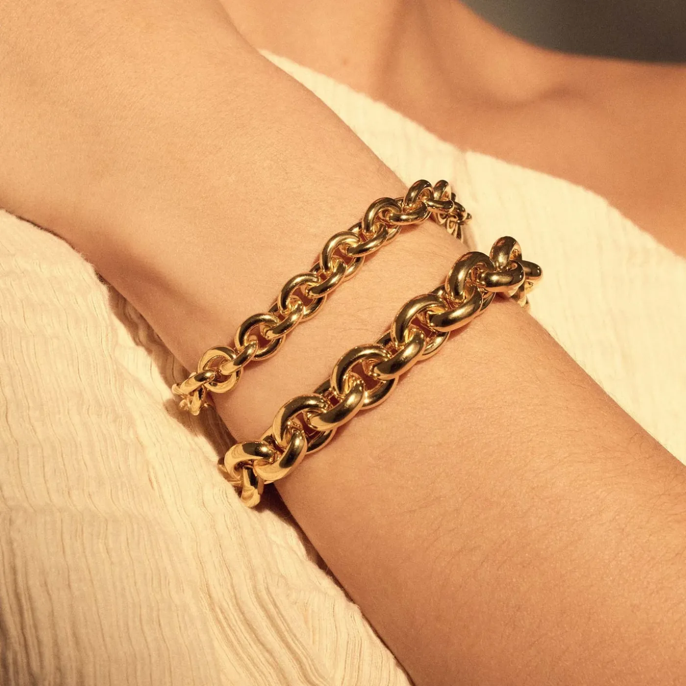 Bibbiena Poppi Tara 925 Sterling Silber vergoldetes Gliederarmband|Parte di Me Online