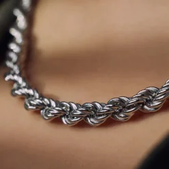 Bibbiena Poppi Viviana 925 Sterling Silber Halskette mit Twist|Parte di Me Sale