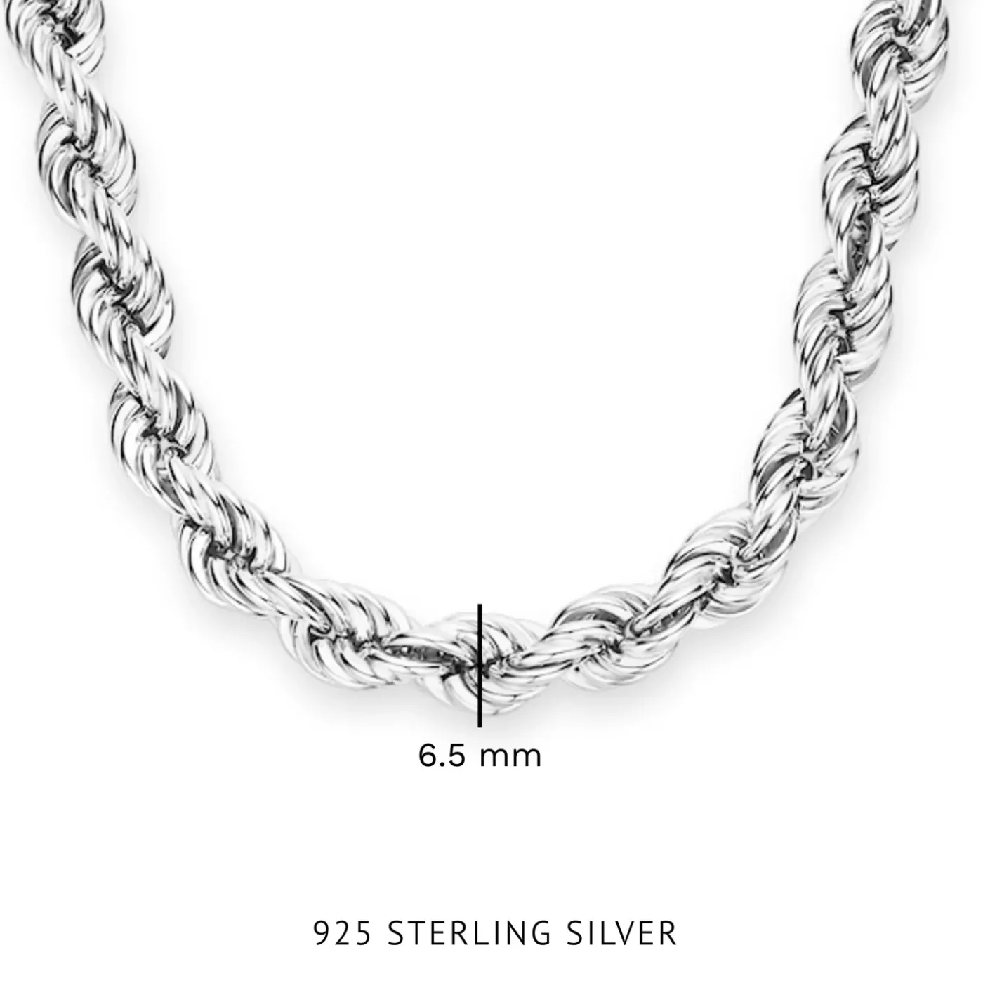 Bibbiena Poppi Viviana 925 Sterling Silber Halskette mit Twist|Parte di Me Sale