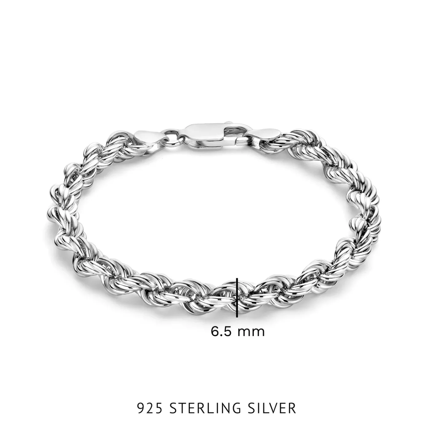 Bibbiena Poppi Viviana 925 Sterling Silber Armband mit Twist|Parte di Me Outlet