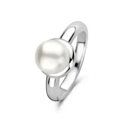 Brioso Cortona Bella Ring aus 925er Sterlingsilber mit Süßwasserperle|Parte di Me Hot