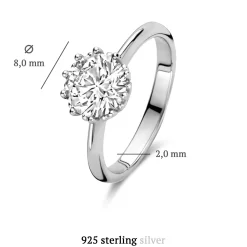 Cento Luci Maxima Ring aus 925er Sterlingsilber|Parte di Me Fashion