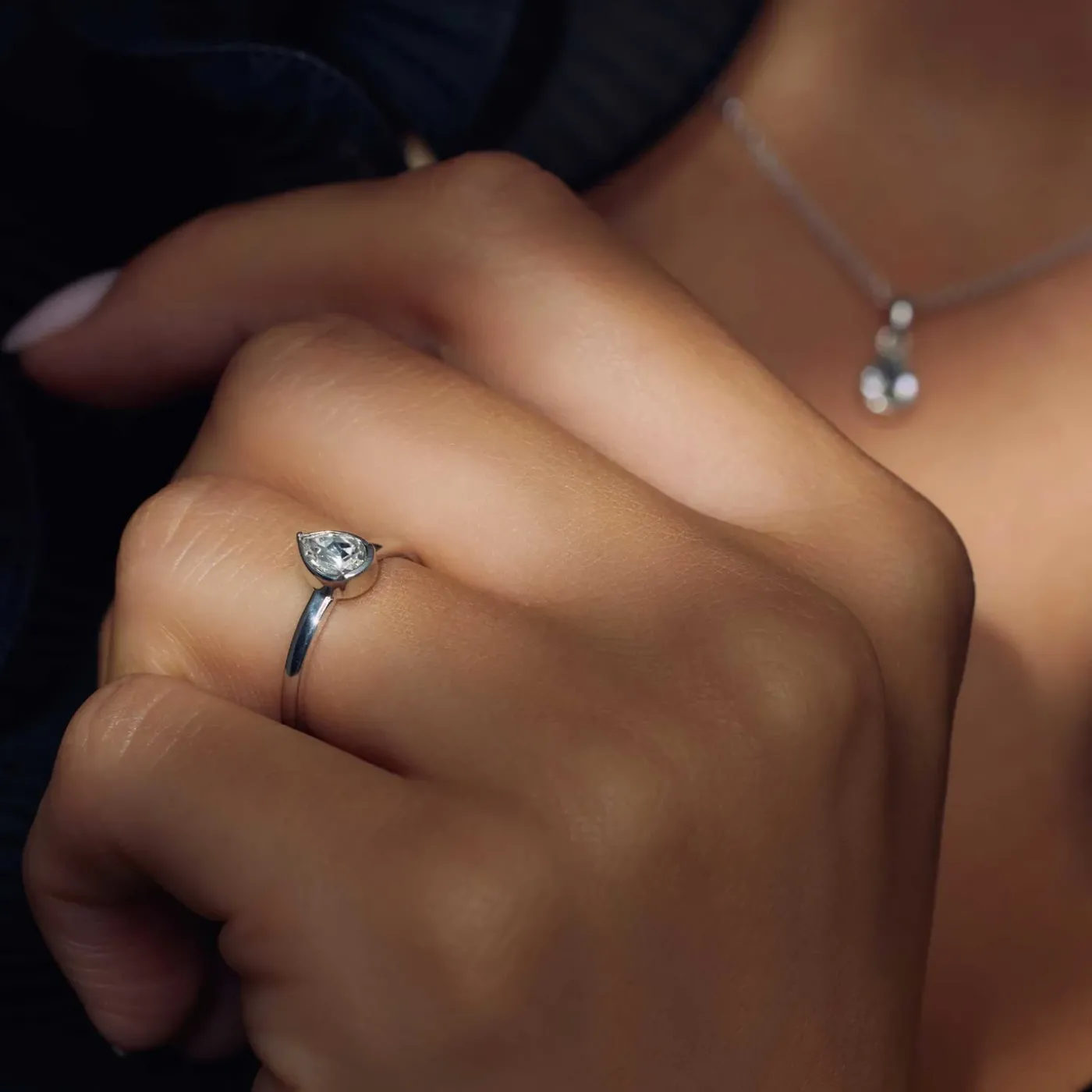 Cento Luci Natale Ring aus 925er Sterlingsilber mit Preciosa-Kristall|Parte di Me New