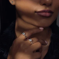 Cento Luci Pia Ring aus 925er Sterlingsilber mit Preciosa-Kristall|Parte di Me Best