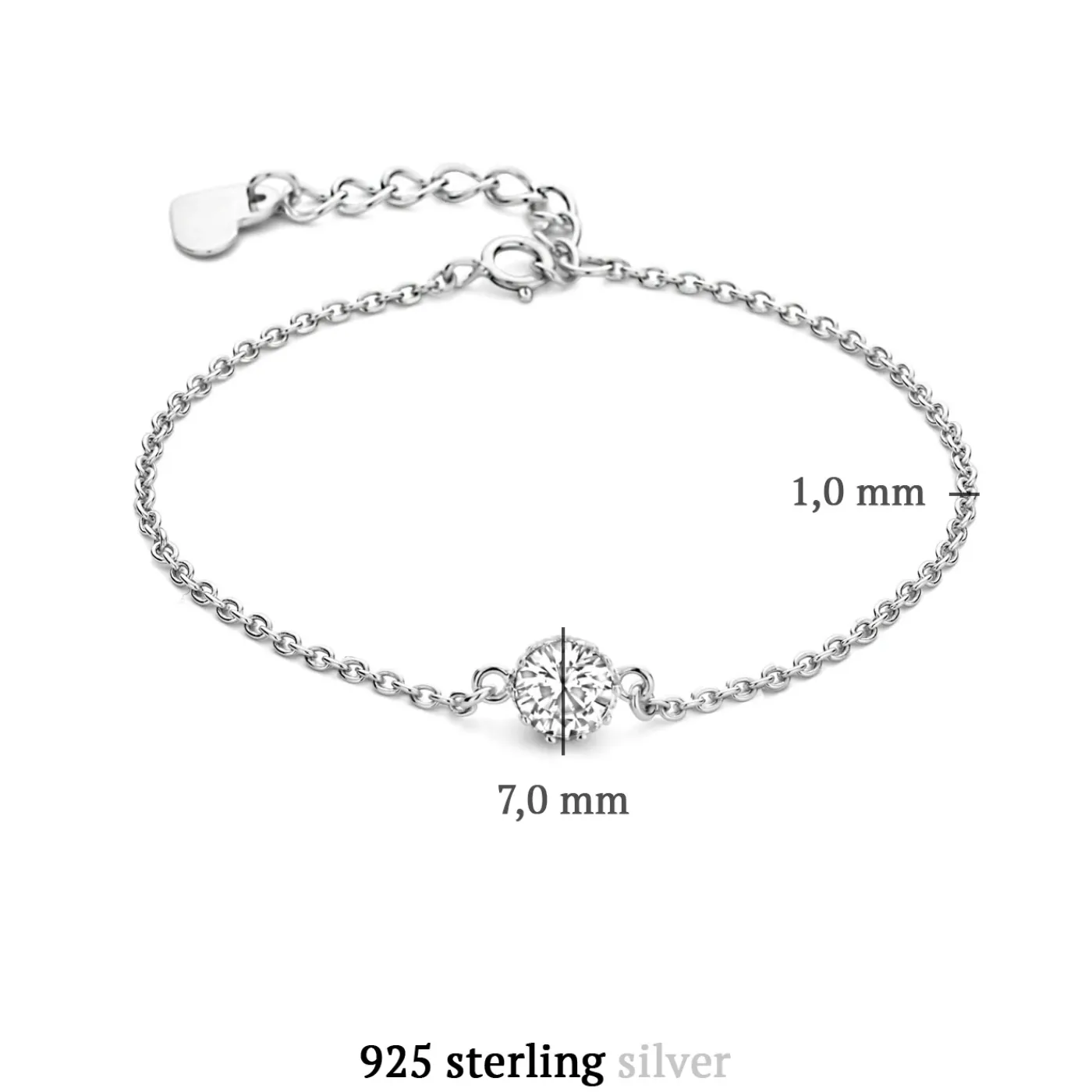 Cento Luci Rosia Armband aus 925er Sterlingsilber mit Zirkoniasteinen|Parte di Me Fashion