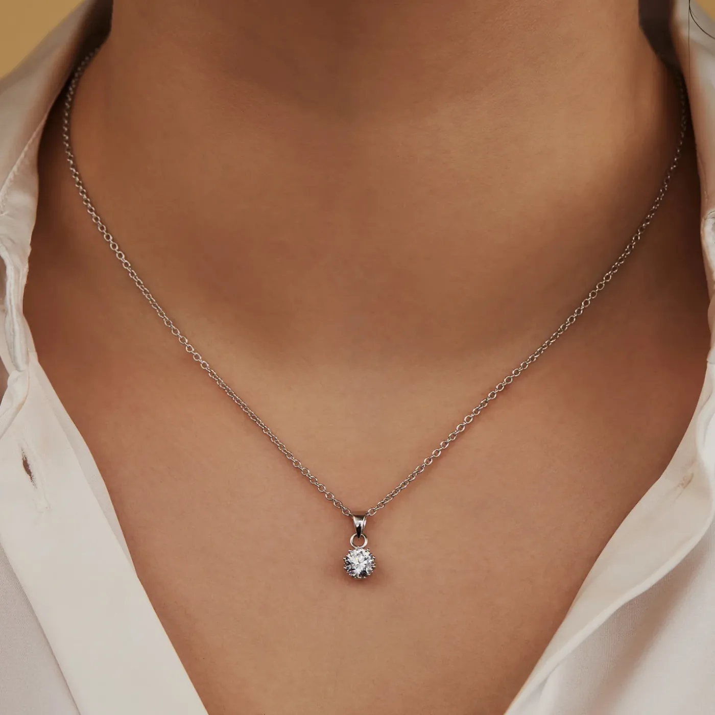 Cento Luci Rosia Halskette aus 925er Sterlingsilber mit Zirkoniasteinen|Parte di Me New