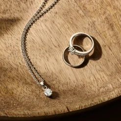 Cento Luci Rosia Halskette aus 925er Sterlingsilber mit Zirkoniasteinen|Parte di Me New