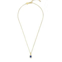 Mia Colore Azure 925 Sterling Silber vergoldetes Collier mit blauem Zirkoniastein|Parte di Me Outlet