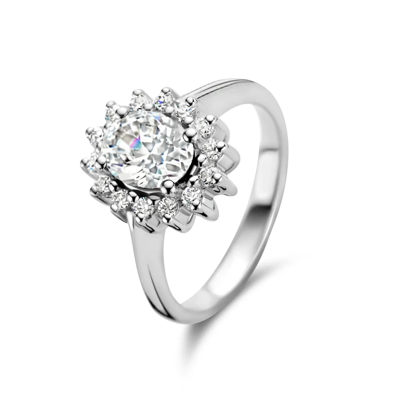 Mia Colore Bianca Ring aus 925er Sterlingsilber mit Zirkoniastein|Parte di Me Clearance