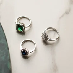 Mia Colore Bianca Ring aus 925er Sterlingsilber mit Zirkoniastein|Parte di Me Clearance