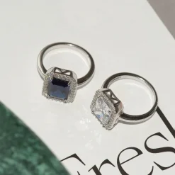 Mia Colore Bianca Ring aus 925er Sterlingsilber mit Zirkoniastein|Parte di Me Best