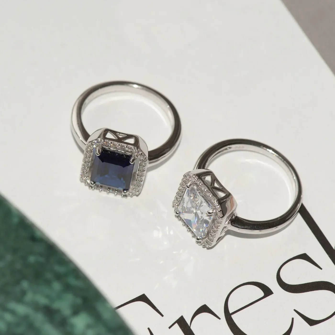 Mia Colore Bianca Ring aus 925er Sterlingsilber mit Zirkoniastein|Parte di Me Best