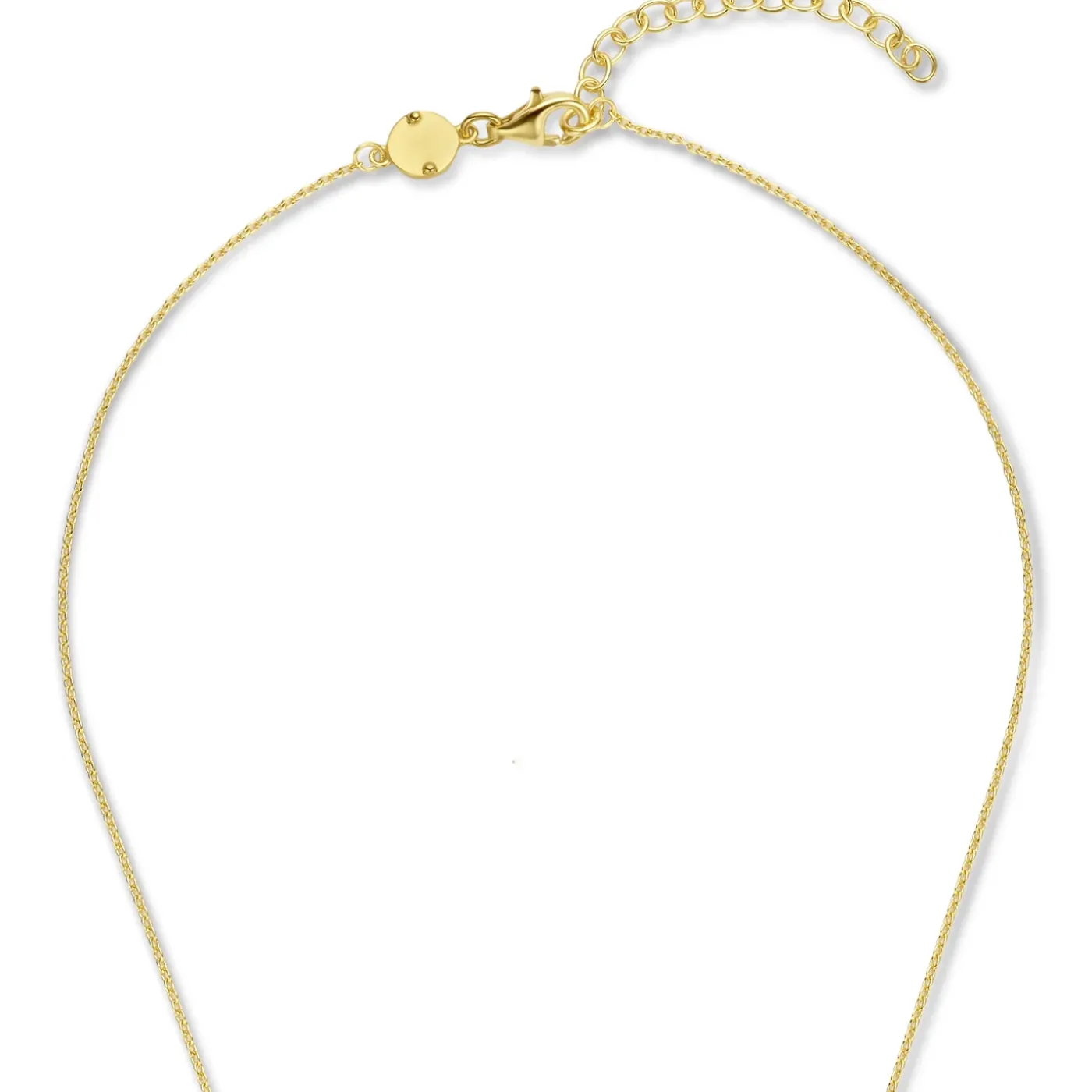 Mia Colore Verdi Halskette aus vergoldetem 925er Sterlingsilber mit grünem Zirkoniastein|Parte di Me Fashion