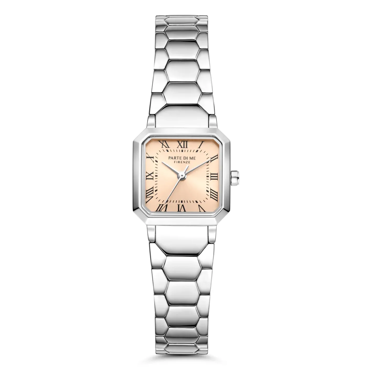 Orologio quadratische Damenuhr silberfarben und taupe|Parte di Me Clearance