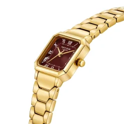 Orologio quadratische Damenuhr goldfarben und dunkelbraun|Parte di Me Outlet