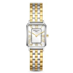 Orologio rechteckige Damenuhr goldfarben und silber|Parte di Me Fashion