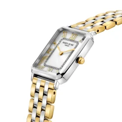 Orologio rechteckige Damenuhr goldfarben und silber|Parte di Me Fashion