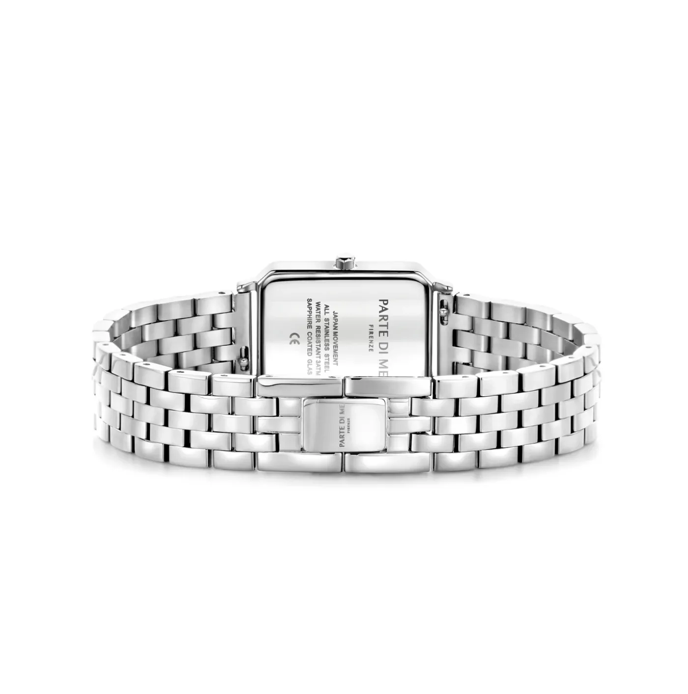 Orologio rechteckige Damenuhr silberfarben und dunkelblau|Parte di Me Fashion