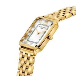 Orologio rechteckige Damenuhr goldfarben und Perlmutt|Parte di Me Online