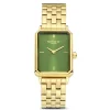 Orologio rechteckige Damenuhr goldfarben und grün|Parte di Me Clearance