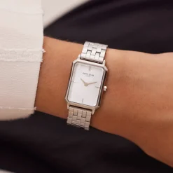 Orologio rechteckige Damenuhr silberfarben und Perlmutt|Parte di Me Clearance