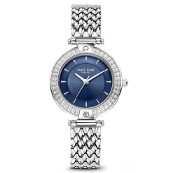 Orologio runde Damenuhr silberfarben und blau|Parte di Me Hot