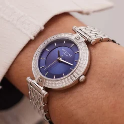 Orologio runde Damenuhr silberfarben und blau|Parte di Me Hot