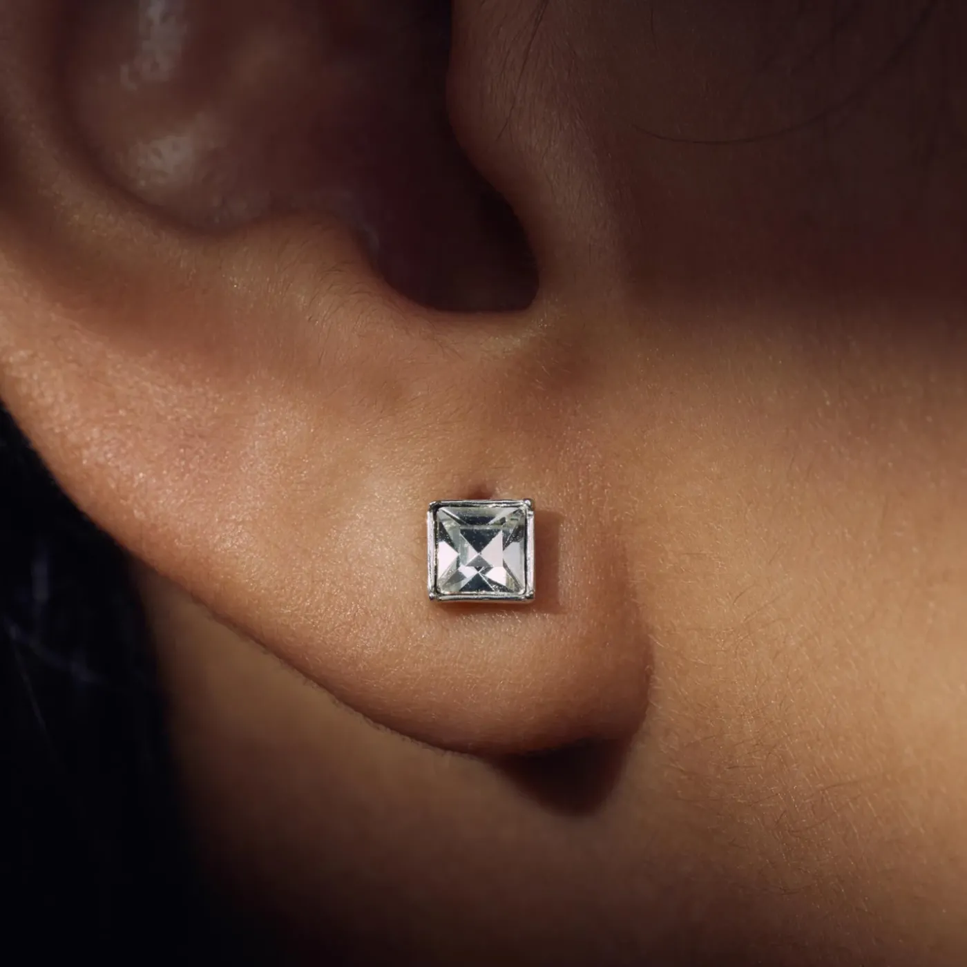 Cento Luci Perla 925 Sterling Silber Ohrstecker mit Preciosa Kristall PDM36149|Parte di Me Sale